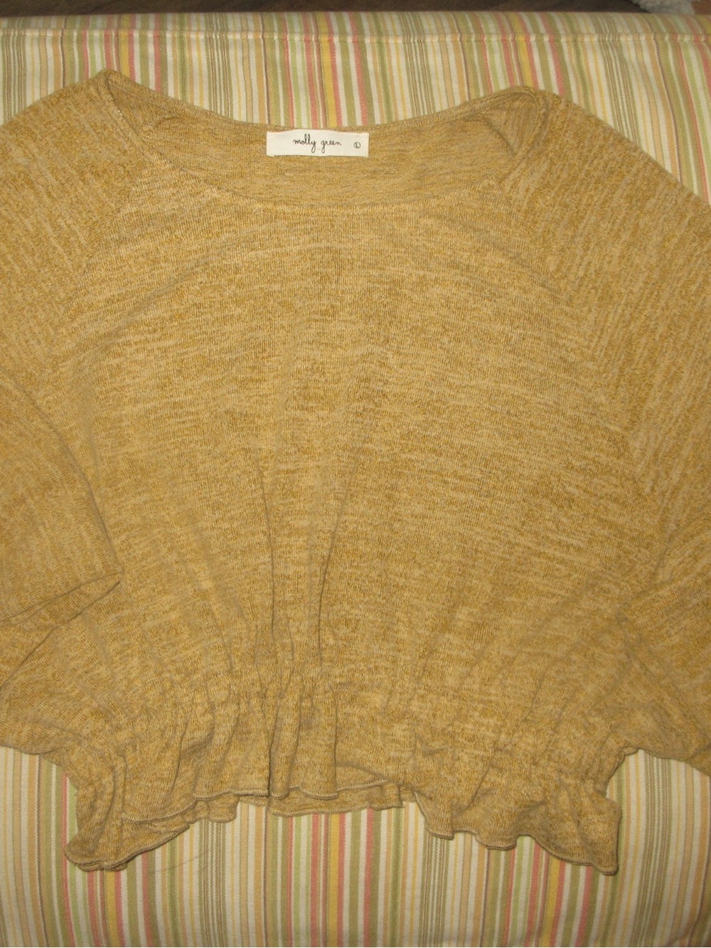 Cinch waist sweater